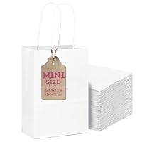 20 mini sacchetti regalo con fiocchi, 11,5 × 4,5 × 10 cm