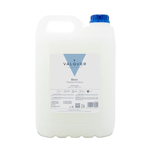 Valquer - Champú Incoloro, Especial para Peluquería, Garrafa 5000ML, Uso Profesional