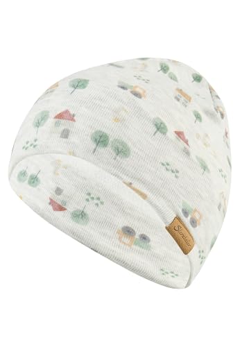 Beanie Sterntaler Casas con algodón suave y costuras planas infantiles