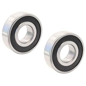 SECURA 2x Kugellager (Messerturm) kompatibel mit Power Garden PGR 96 13CH761F623 Rasentraktor