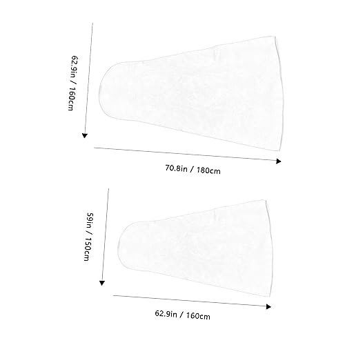 Happyyami 2pcs Long Wedding Dress Bag Garment Cover for Bridesmaid Formal Dresses Breathable Organdie Material Zipper Design for Travel Storage2