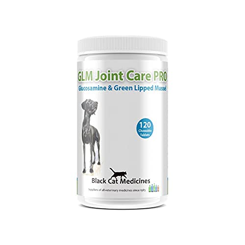 GLM Joint Care PRO for Dogs - 120 Chewable Tablets (Glucosamine and Green Lipped Mussel)