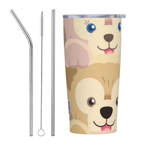 _btB[ ^u[Rbv ^fM_uEH[600mlSUS304HiO[hXeX t^tR[q[Jbv ԗp ۗEۉ Rh~XeXRbv Straw Three-piece Set