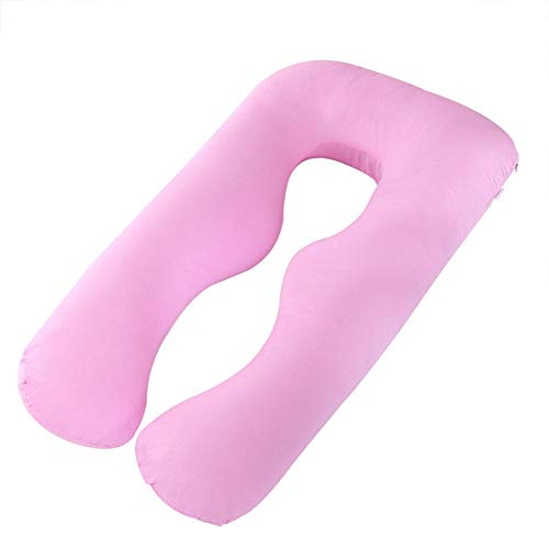 Blue-Yan Le Nouvel Oreiller en Forme de U de pour Les Femmes Enceintes et allaitantes, Fermeture à glissière, soulage Les douleurs lombaires, Lavable(Pas de Remplissage)