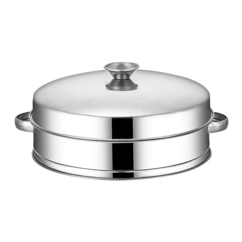 LEDMOMO 不錆鋼製多機能フードスチーマー 蓋付き蒸籠 家用点心 餃子調理器具 耐久性と実用性を兼ね備 キッチン用品 贈り物にも