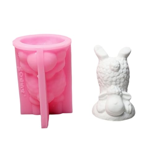 YiQinzcxg Hermosos Moldes Animales Moldes De Fundición De Cabras Invertidas Moldes De Silicona Plastering Moldes Ornamento Moldes De Resina Epoxi