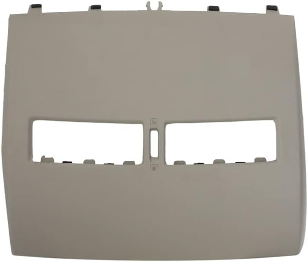 Car Finisher-Instrument Panel Cover for Nissan Tiida 2005-2011 Front Dashboard Middle Air Conditioner Outlet Vents Cover Shell (Beige)