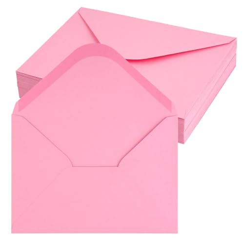 Briefumschläge, 50 Stück Umschläge mit Nassklebung, 120 g/m²...