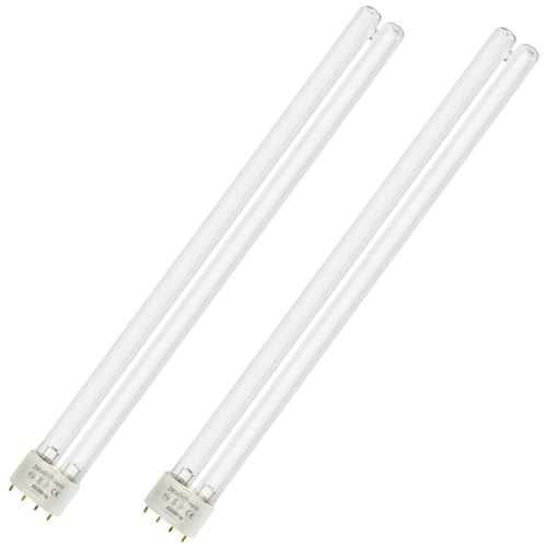 Image of showingo 36 Watt UV Bulb Lamp for use with 2G11 (4-pin) Bulb Bases, a Fully Compatible Replacement for Jebao 36W PU-36W Filter(2 pcs)