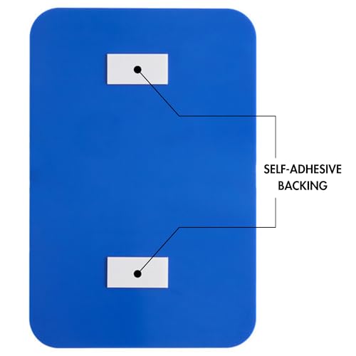 Panneaux en braille plastique bleu de signalisation pour restaurant accessible - 3