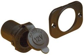 Marinco Deluxe Receptacle ONLY 12VDC