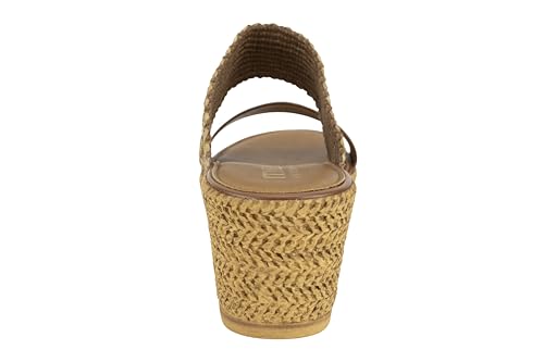ITALIAN Shoemakers Inessa Womens Platform Wedge Espedrille and Raffia Sandal for Women3