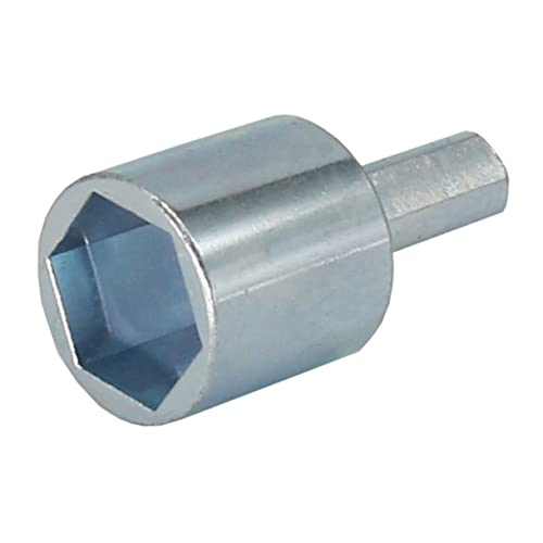 FAVOMOTO Drill Adapter Hexagonal Sockets Adapter Scissor Socket Adapter for Jack Tips Heavy Duty Jack Automatic Jack Power RV Carbon Steel Chrome Travel