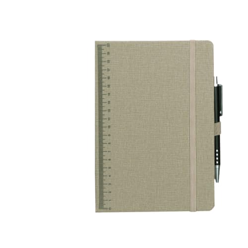 ノート メモ帳 手帳 ヴィンテージ クリエイティブ ノートブック(挿入ペン付き) 会議 学校 オフィス用品(Gray)