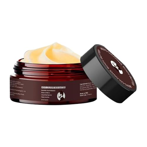 Burro corpo Colonia per uomo, lozione deodorante per la pelle, 120 g, lozione per la cura della pelle per il corpo, idratante deodorante leggera, texture leggera