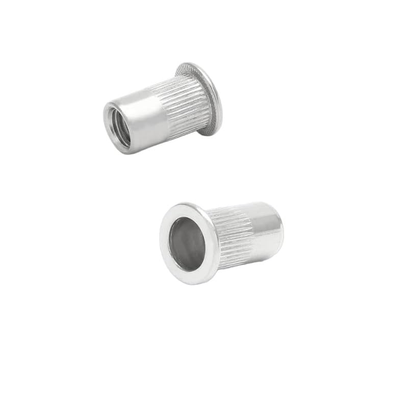 Miniatura 2 de 50 piezas de tuercas remachables roscadas de acero inoxidable M4 Nutsert 0.157 in