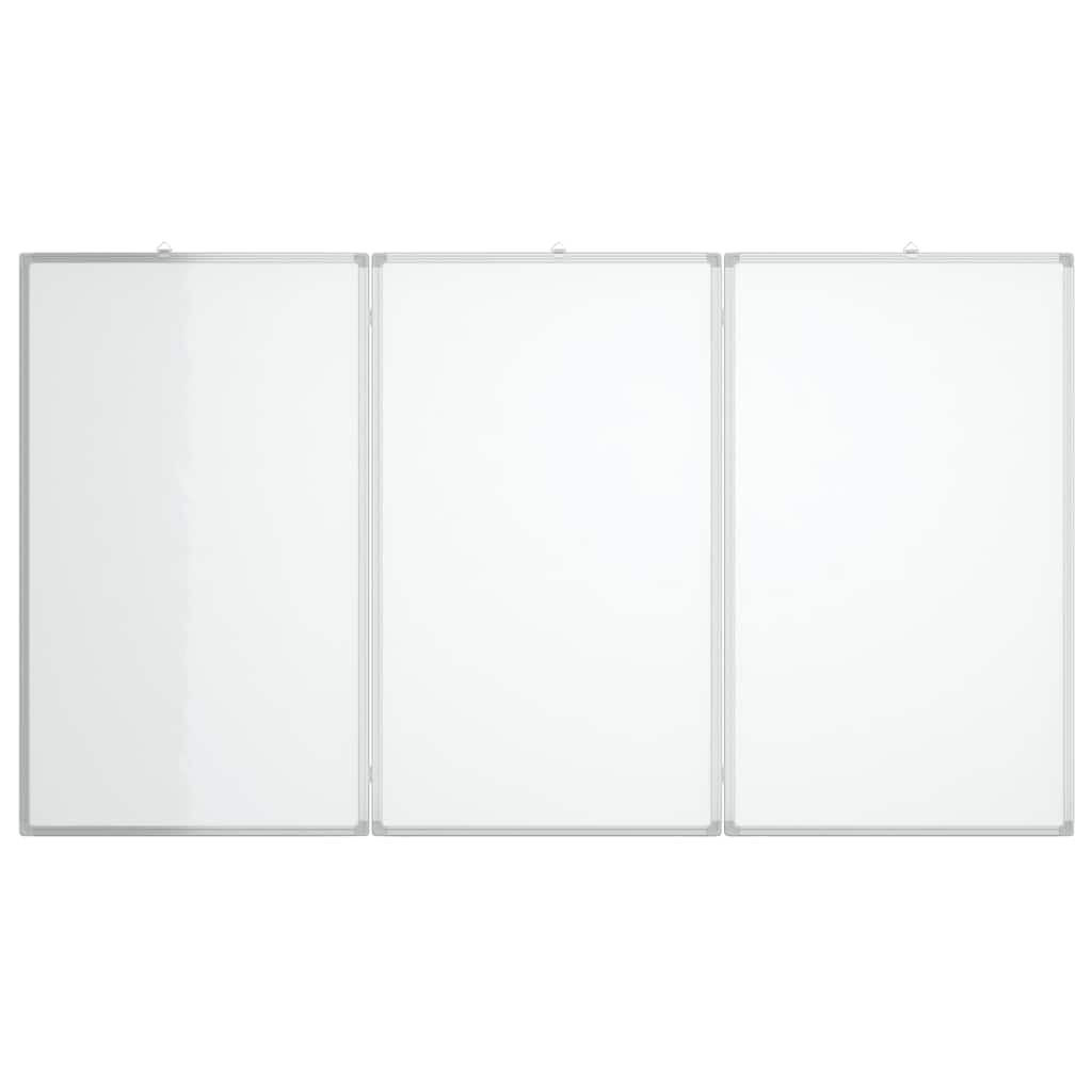 SKM Magnetisches Whiteboard Klapp 180x100x1,7 cm Aluminium,Bürobedarf,Präsentationsbedarf,Ausstellungstafeln,7.85 kg,4005363