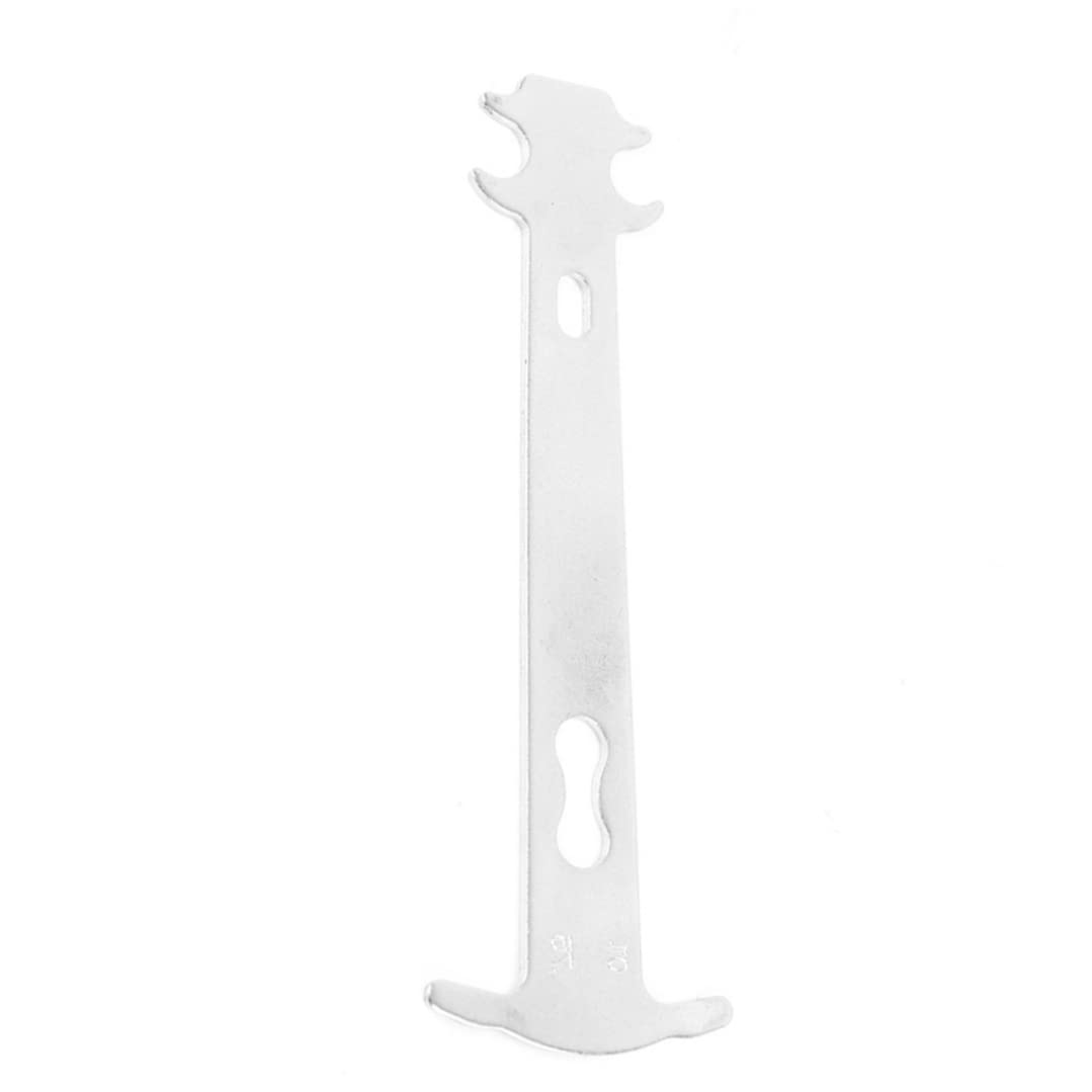 Fiets ketting slijtage indicator aluminium ketting checker multifunctionele fiets ketting reparatie meter (zwart