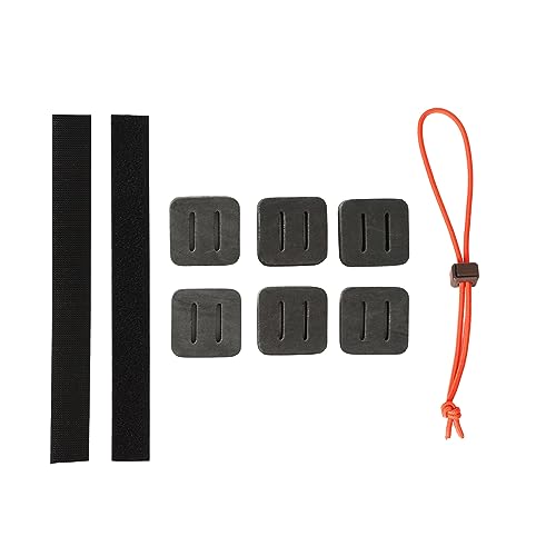 Vincita Handlebar Bag Foam Spacer Kit – High-Density Offset Blocks for Bikepacking & Touring – Creates Cable Clearance & Finger Space – 9-Piece Set with Straps & Bungee Cord