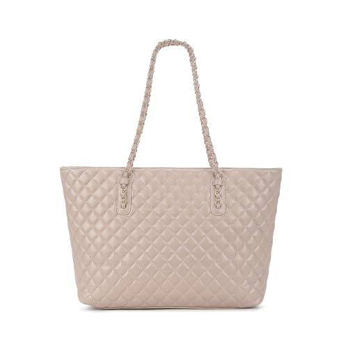 Casual Laptop Tote Bag for Girls, Large Size with a Zipper Closure and Padded Laptop Compartment, Compatible with Laptops up to 14 inches, Double Hand