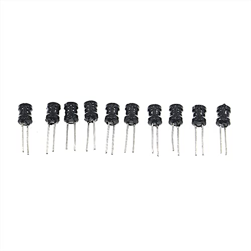 Soikoi CELENT_CL07 Cermant 240 Pcs 24 Values Inductor 2.2Uh-100Mh Dip Radial Power Choke Inductors Electrolytic Capacitor Assortment Box Assortment Kit Cylindrical Plug-In Mosfet thumb #5