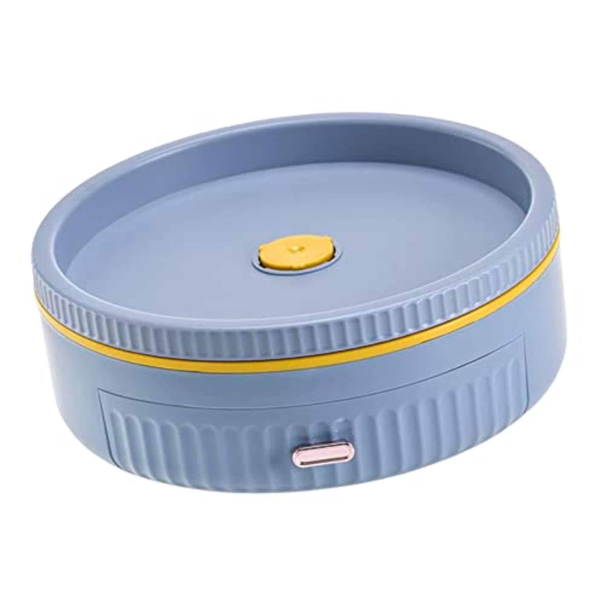 Turntable Organizer Decorative Serving Tray, Blue