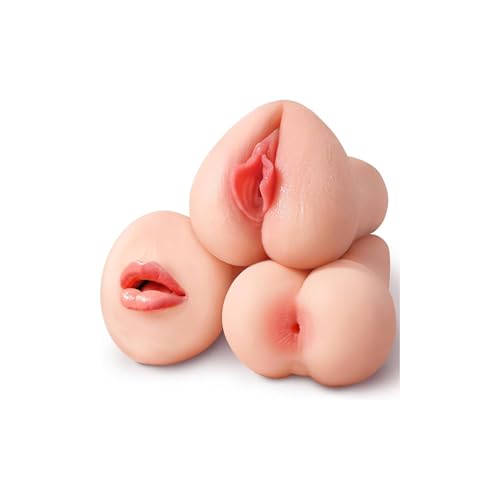 Kismloit Realistic Male Masturbator 3 Sleeves Pocket Pussy Set