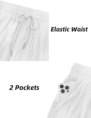Image of ZAFUL Men's 2 Pieces Sets Outfits Summer Beach Set Short Sleeve Button Down Zip Up Shirt And Short Sets