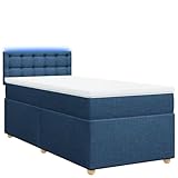 Lit à sommier tapissier avec montage rapide et design facile d'entretien - Le surmatelas a une housse amovible (lavable à 30 °C). Port USB pour un éclairage nocturne pratique (source d'alimentation 5 V nécessaire). La construction robuste permet de faire facilement le lit - Instructions de montage illustrées incluses (français non garanti).