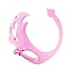 Keuschheitskäfig mit Anti-Shedding Floralem Höschen, Hohler Cock Cage mit 4 Karabinern, Große Urinalöffnung, Penis Sexspielzeug für Männer Sissywear und Bondage (Pink-Sissy)