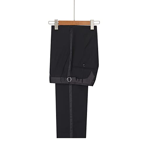 Men Suit 3 Pieces Stylish Peak Lapel Tuxedo Solid Suit Slim Fit Men Suit for Wedding Prom3