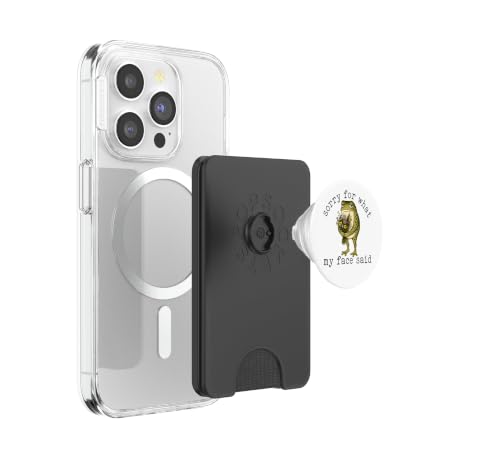 PopSockets PopWallet de rana para MagSafe con tarjetero magnético y soporte para móvil 3