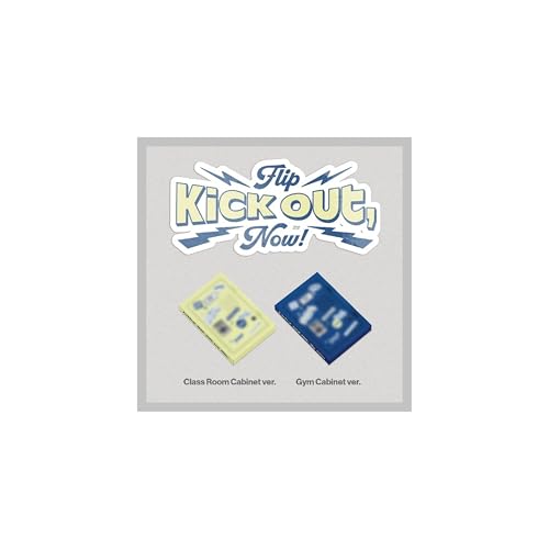 KickFlip Kick Out, Flip Now! 2nd Mini Album Platform Random Version Box Package+Concept PhotoCard+1ea QRcard+1ea User Guide+1p Lyric Paper+9ea Sticker+1p PhotoCard+Tracking Sealed