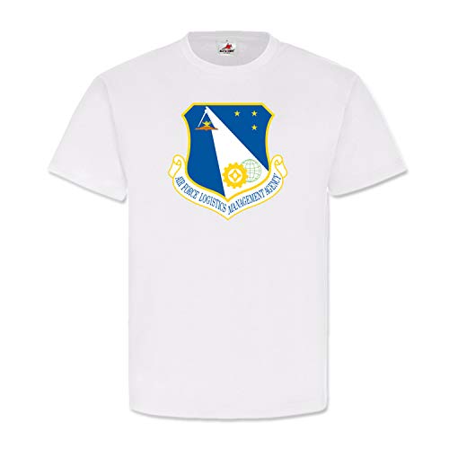 T-shirt US Air Forces haut de gamme écusson AFLMA blanc grande taille
