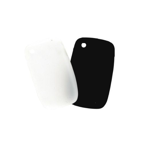 BlackBerry Skin Curve 8520/9300 - Black and White (Twin Pack)