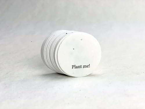 Set Of 20 Cute Seed Paper Circles 1.5