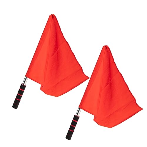 NAMOARLY Signal Flags Traffic Safety Flags for Referee and Volleyball Games