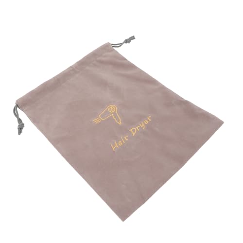 SOIMISS Bolsa Para Secador De Pelo Con Cordón Para Artículos De Aseo Para Secador De Pelo Para Viaje Para Almacenamiento Color Rosa Gris Claro