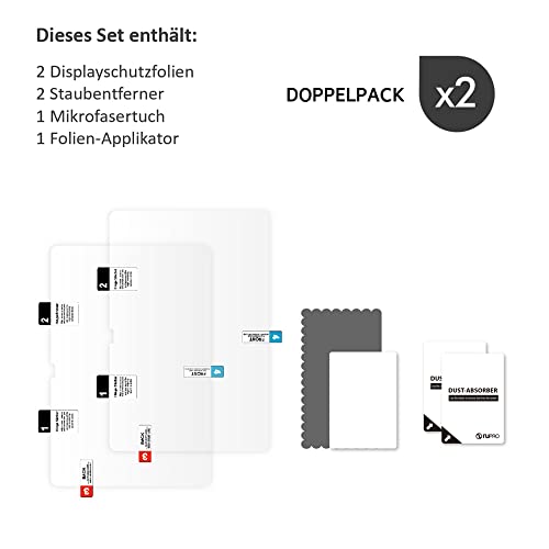 Antireflex-Displayschutzfolie (2er-Pack) für Amazon Fire Max 11 (2023) – Ansicht 4