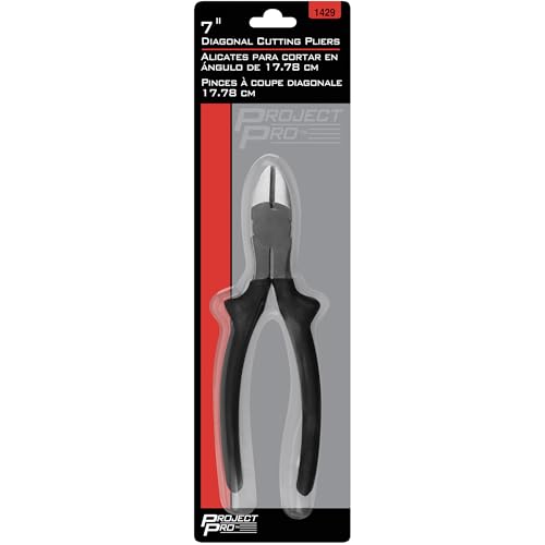 Image of Performance Tool 1429 Durable Alloy Steel Wire Cutters with Cushion Grip Handle for Comfortable Cutting of Wire, Cable, and More