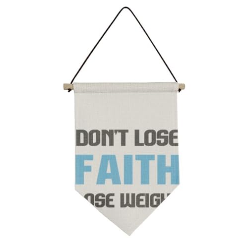 Toile suspendue Lose Weight banner de style Art Déco pour la décoration murale