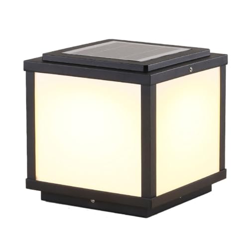 Éclairage solaire extérieur design en aluminium blanc haut de gamme