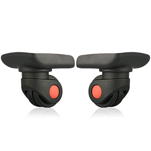 luggage wheels replacement, (Set of a Pair) 360 Degree Swivel Front Mute Repair Replacement Luggage Wheel Suitcase Wheels Parts Spinner