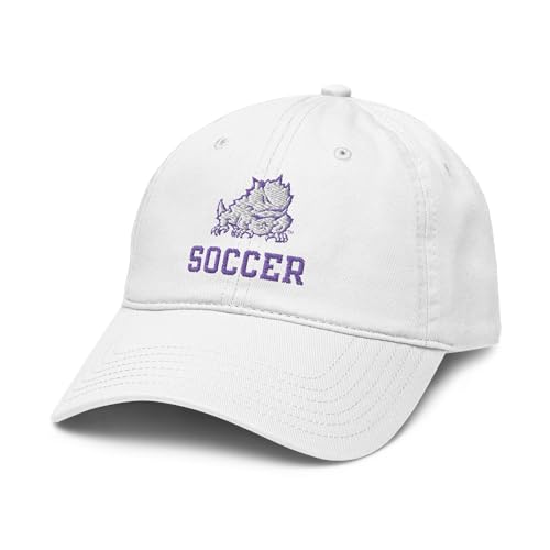 TCU Horned Frogs Soccer Logo Officially Licensed Adjustable Baseball Hat
