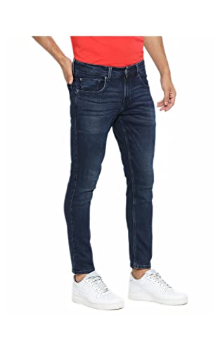 Image of Spykar Men's Slim Fit Low Rise Casual Jeans