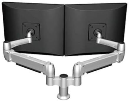 SpaceCo Dual SpaceArm Monitor Arm in Black SA02CC-Blk