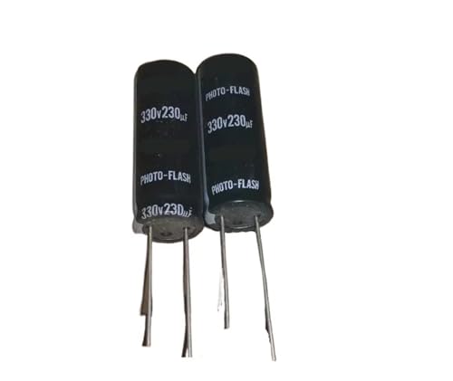 Condensateur électrolytique 230uF 330V pour réparer un flash de studio en panne