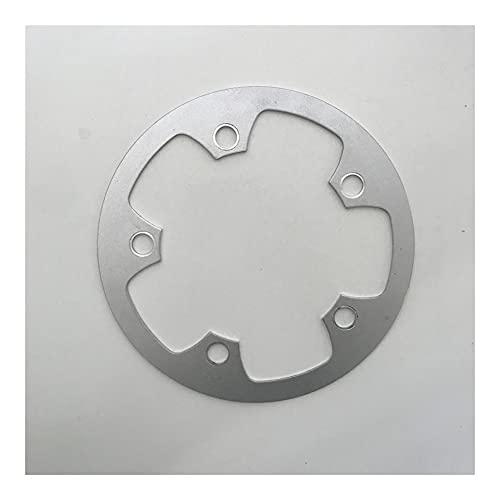 MYEEI 110 BCD Aluminum Silvery Chain Wheel Guard Road Bicycle Protect Cover Support Folding Bike Chainring 110 BCD 34-53 Tooth (Color : 36T)