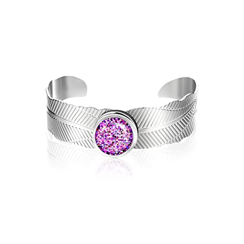 Andante CHUNK Click-Button Druckknopf für Chunk-Armbänder, Chunk-Ringe und andere Chunk-Accessoires - Geometrie