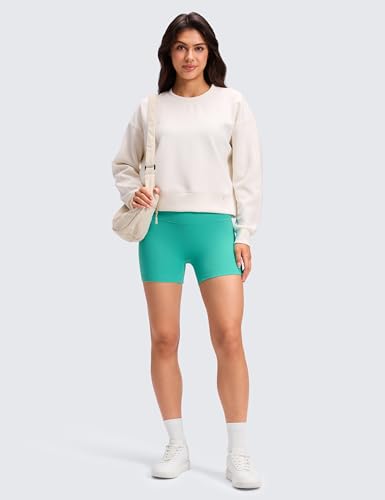 Image of CRZ YOGA No Front Seam Biker Shorts 4 inch | Butterluxe, Extremely Soft, Gentle Compression, Yoga, High Waisted, for Women